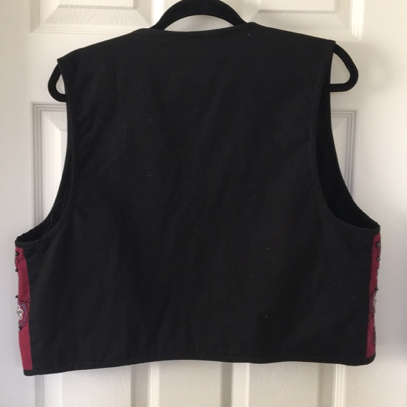 Floral beaded vest - Picture 3 of 4